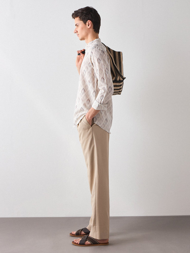 Abstract Print Kurta