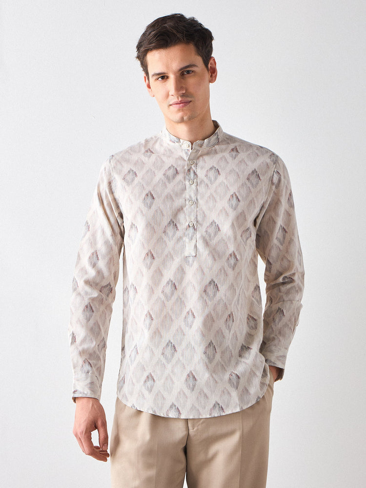 Abstract Print Kurta