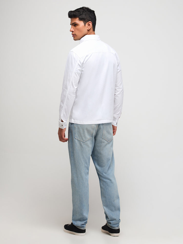 Double Pocket Twill Over Shirt