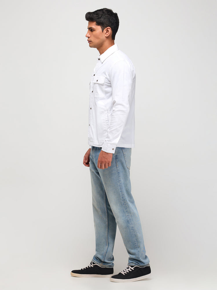 Double Pocket Twill Over Shirt