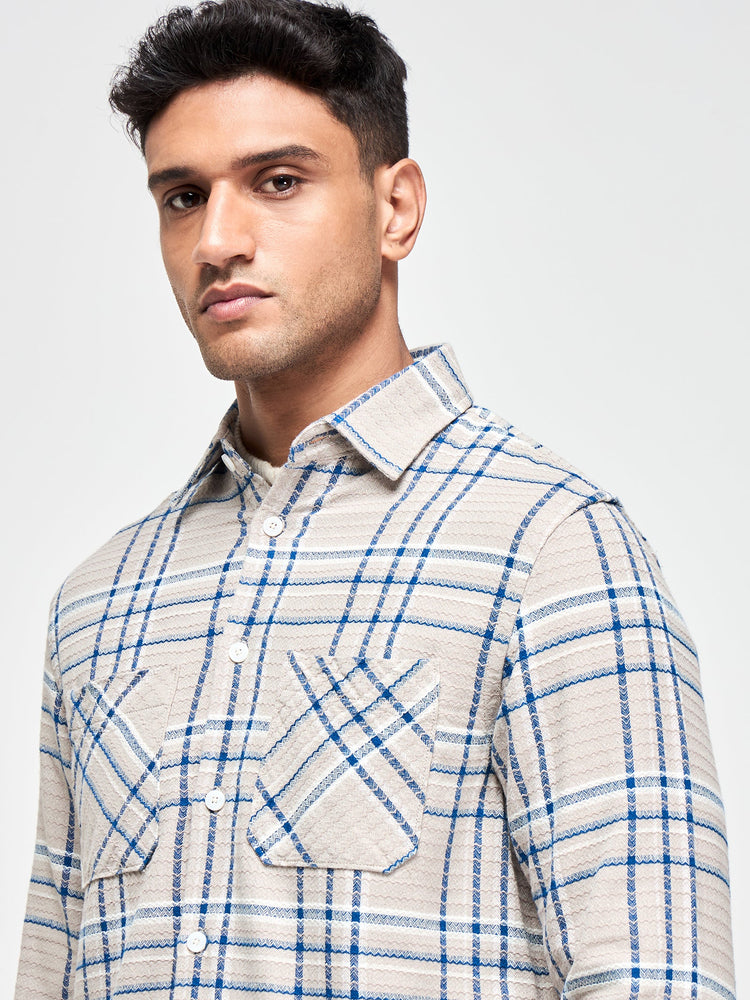 Checked Over Shirt