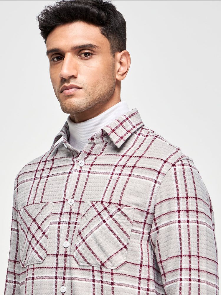 Checked Over Shirt