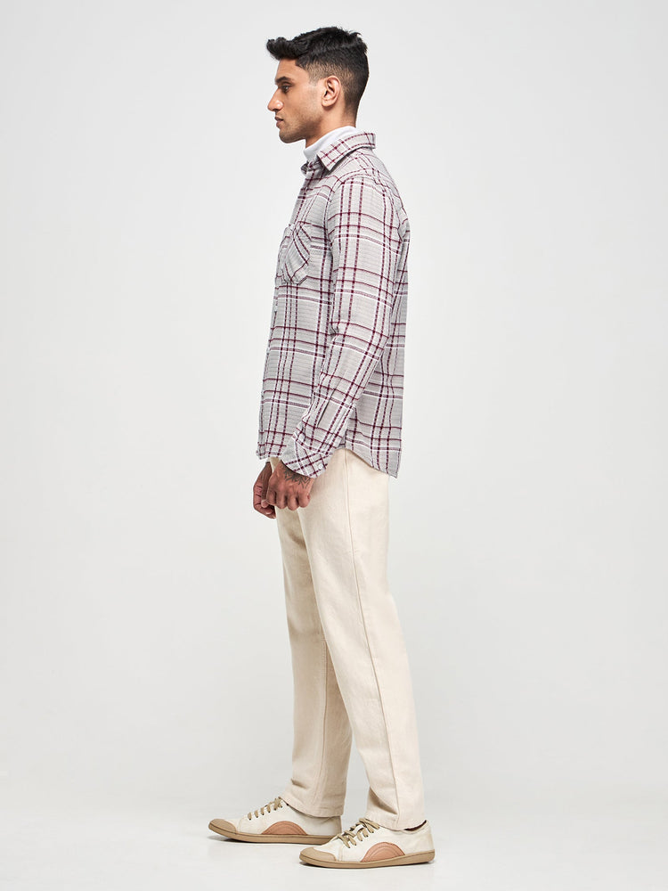 Checked Over Shirt
