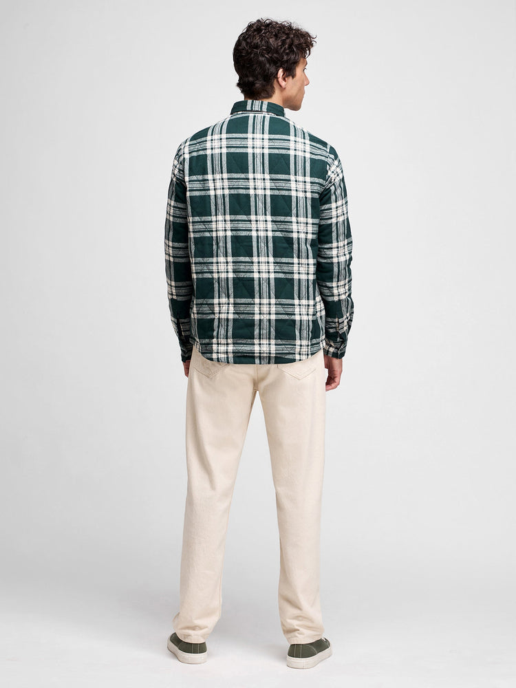 Quilted Checked Over Shirt
