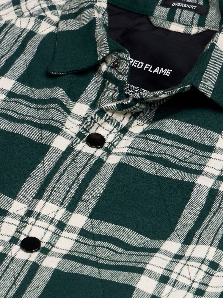 Quilted Checked Over Shirt