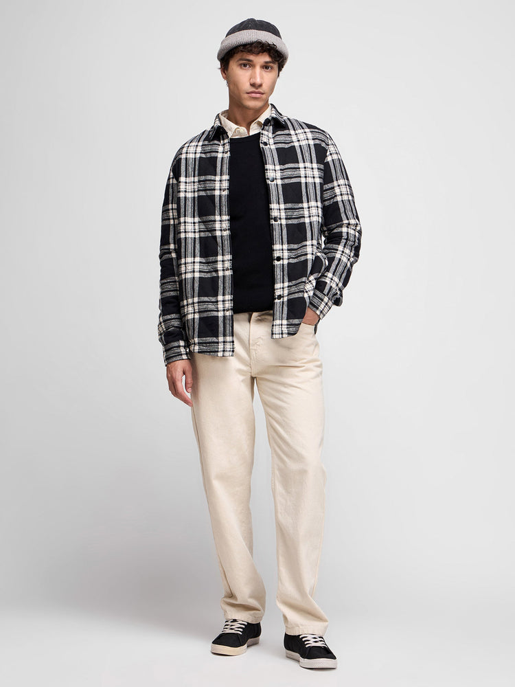 Quilted Checked Over Shirt
