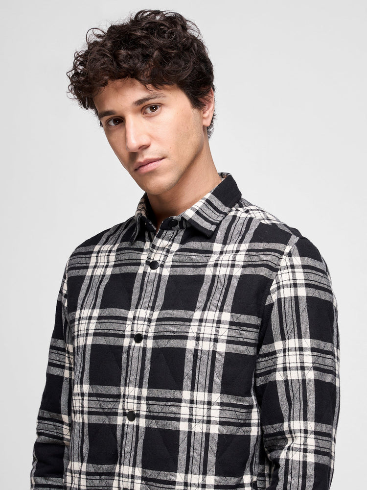 Quilted Checked Over Shirt