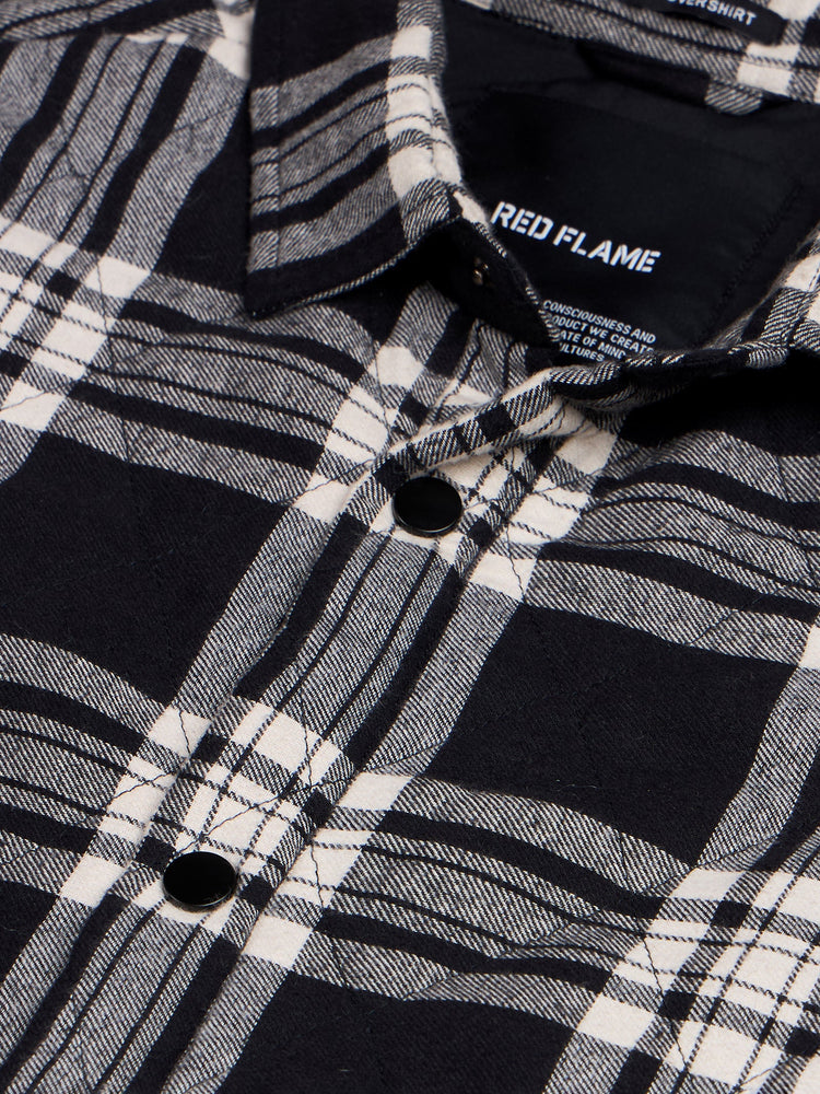 Quilted Checked Over Shirt