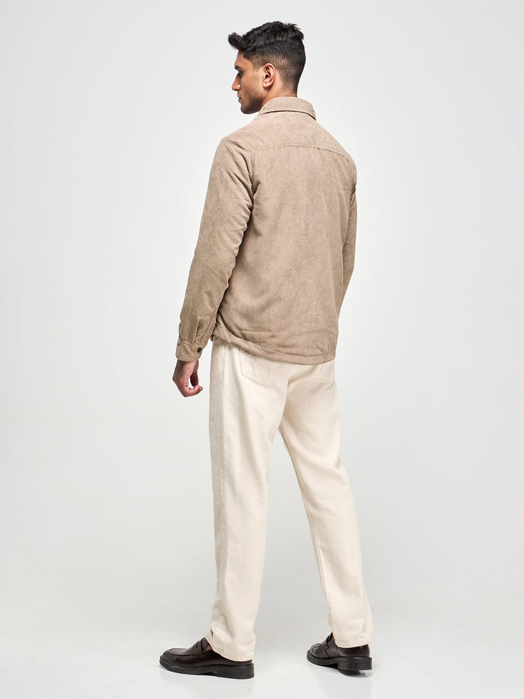 Corduroy Padded Over Shirt