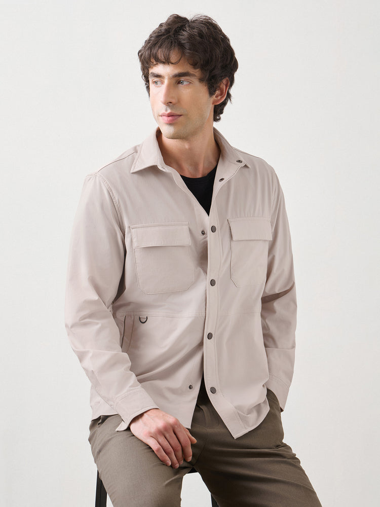 Utility Nylon Overshirt