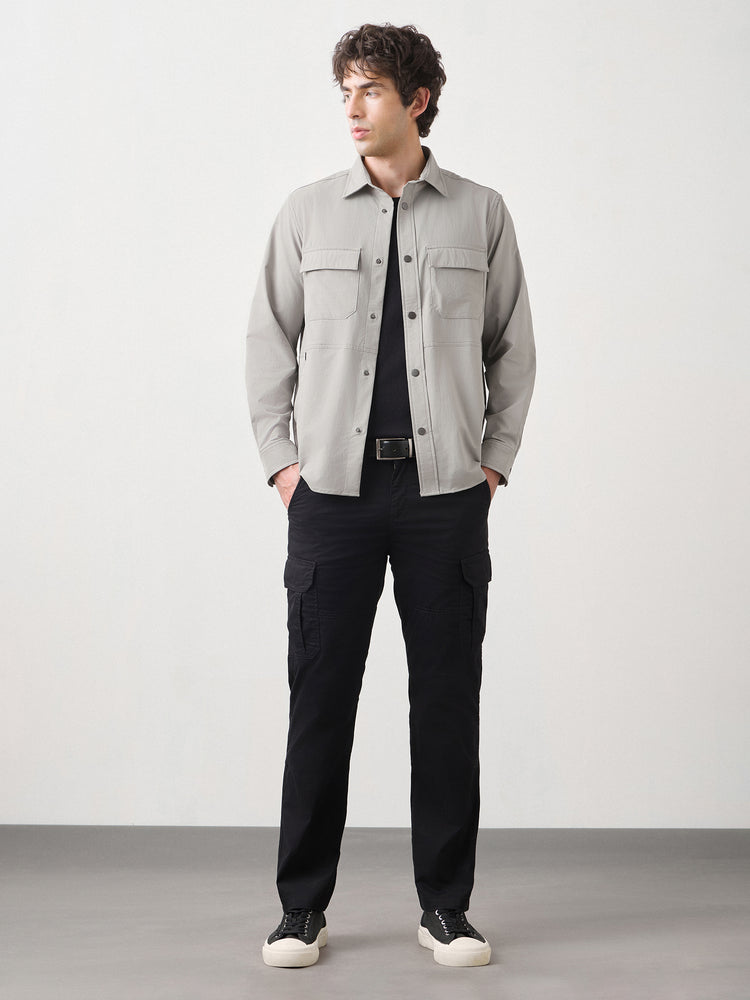 Utility Nylon Overshirt