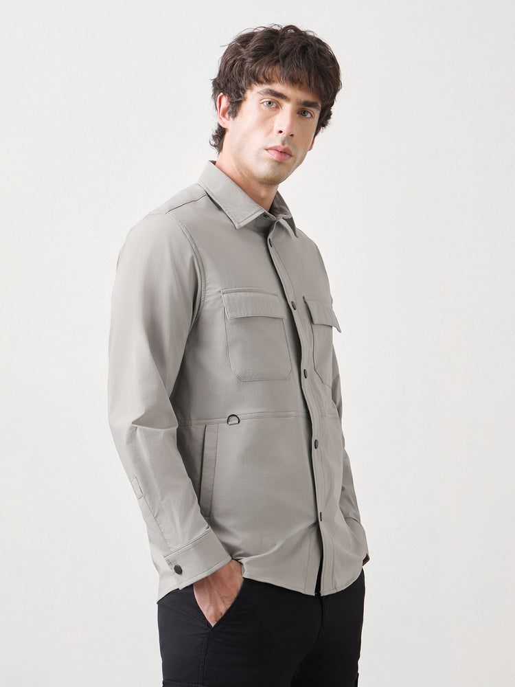 Utility Nylon Overshirt