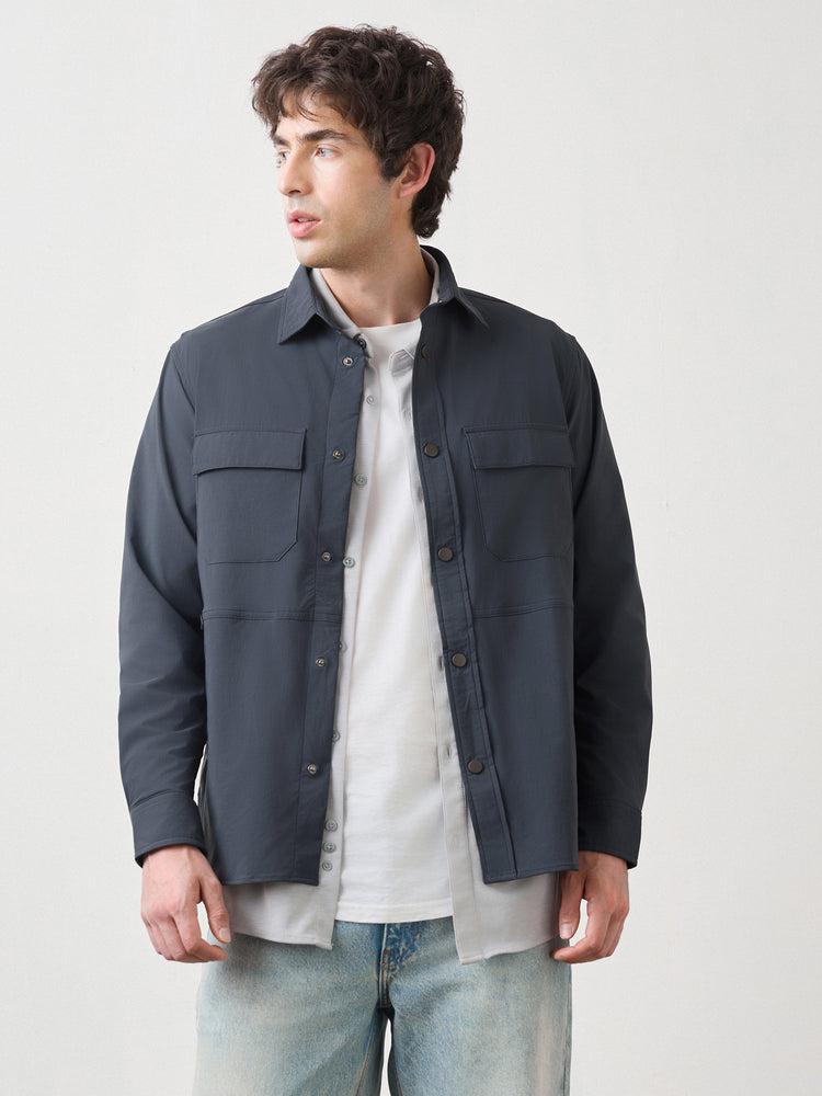 Utility Nylon Overshirt