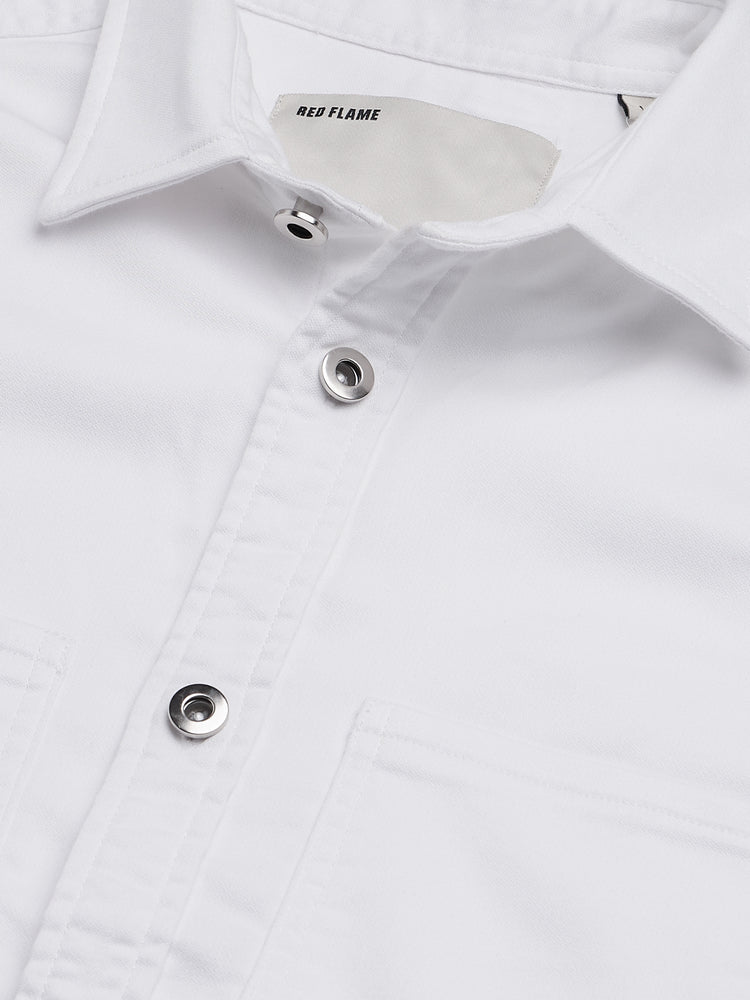 Double Pocket Cotton Stretch Overshirt