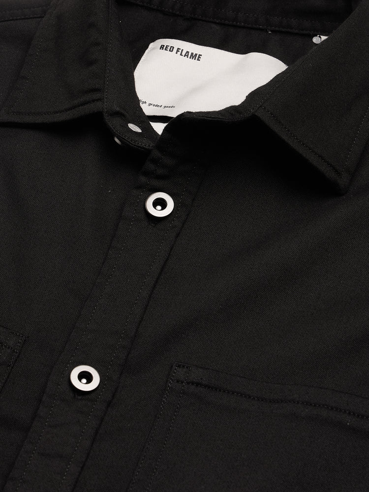 Double Pocket Cotton Stretch Overshirt