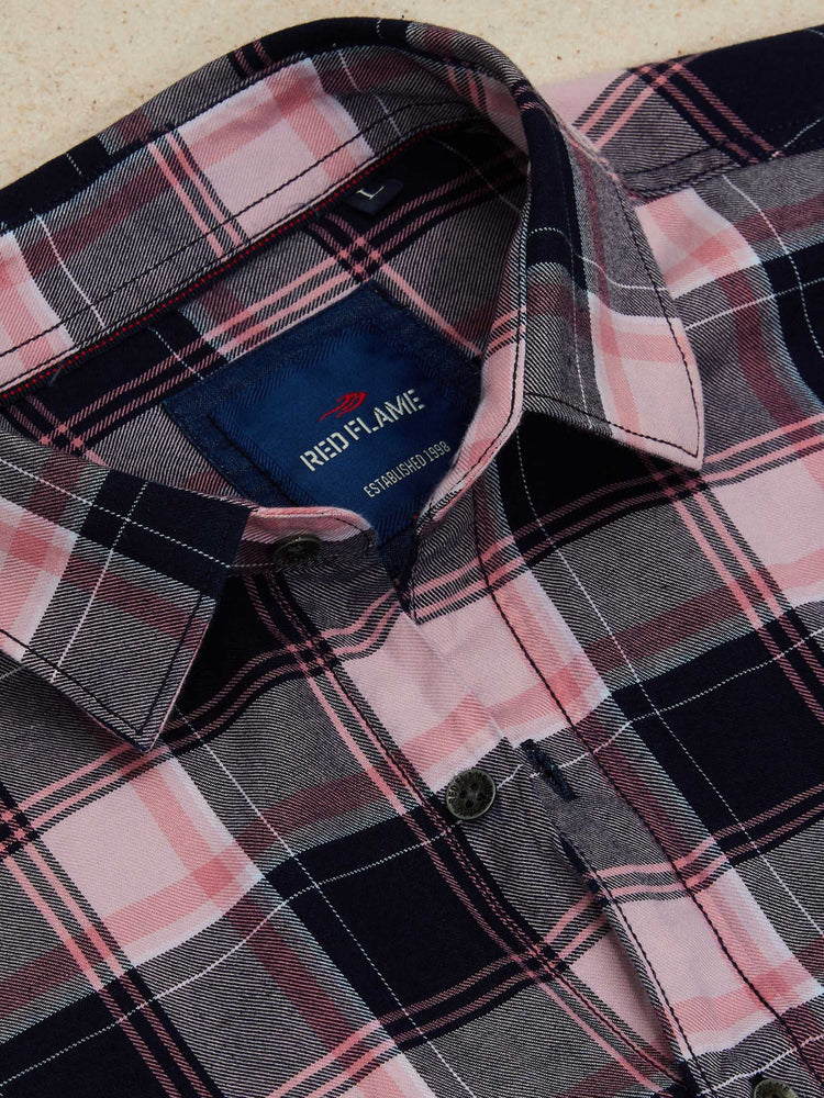 Pink Check Shirt