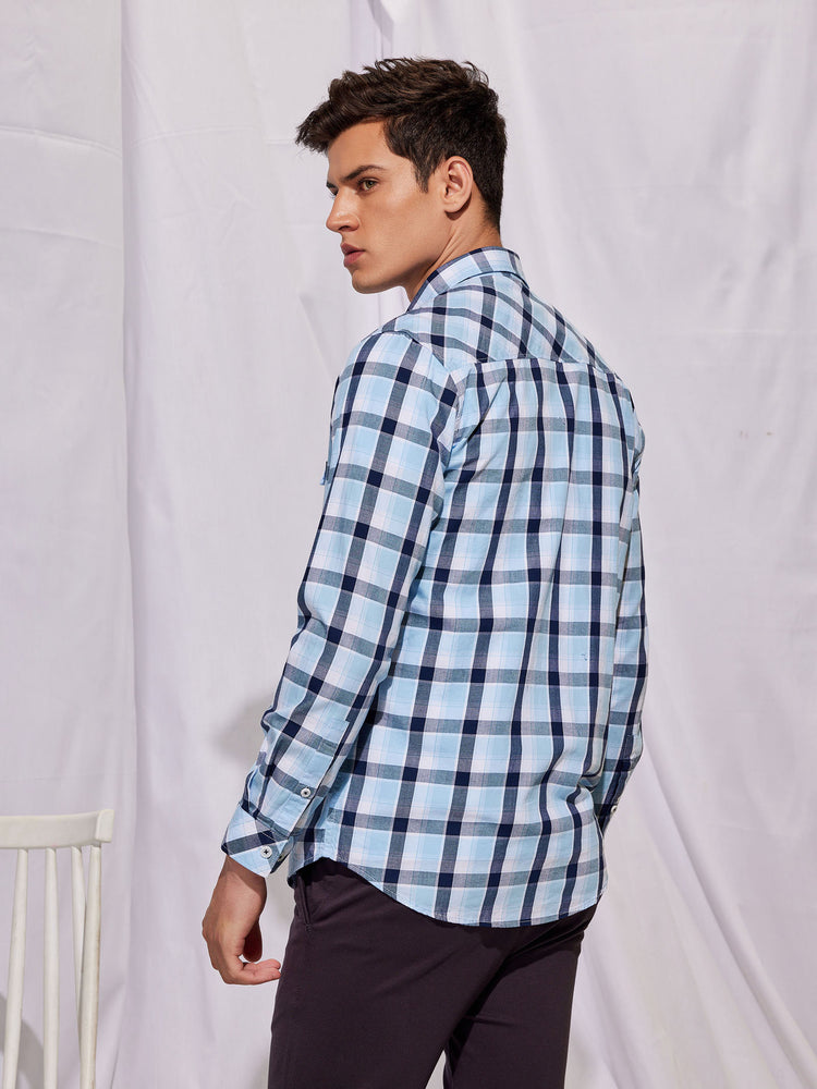 Blue Checked Shirt