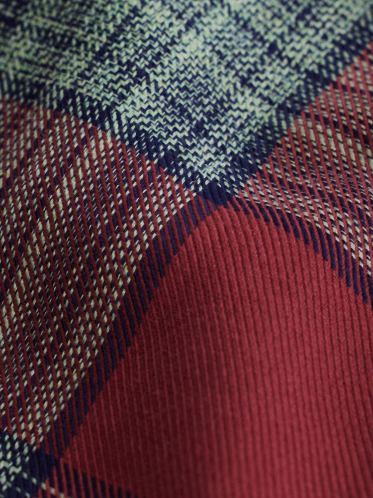 Maroon Checked Shirt