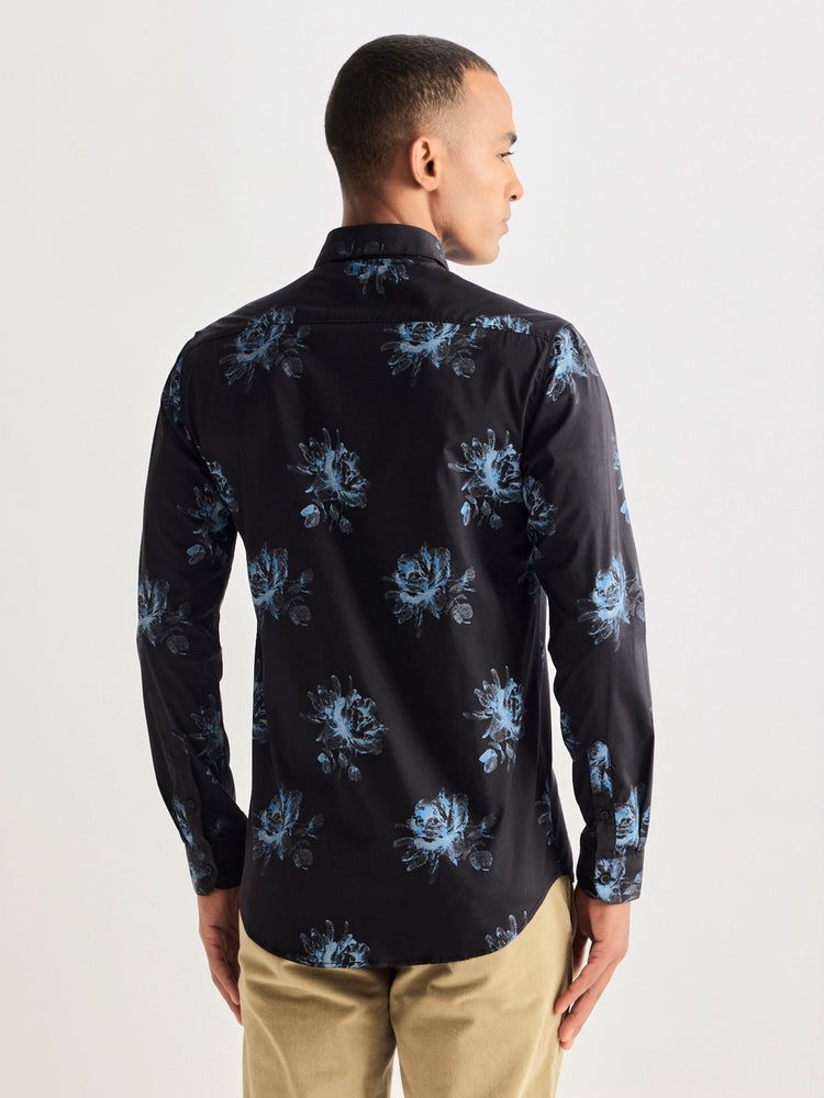 Black Printed Shirt