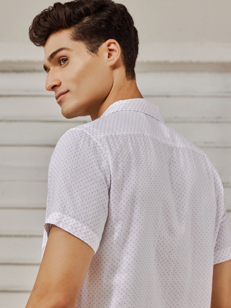 White Printed Shirt