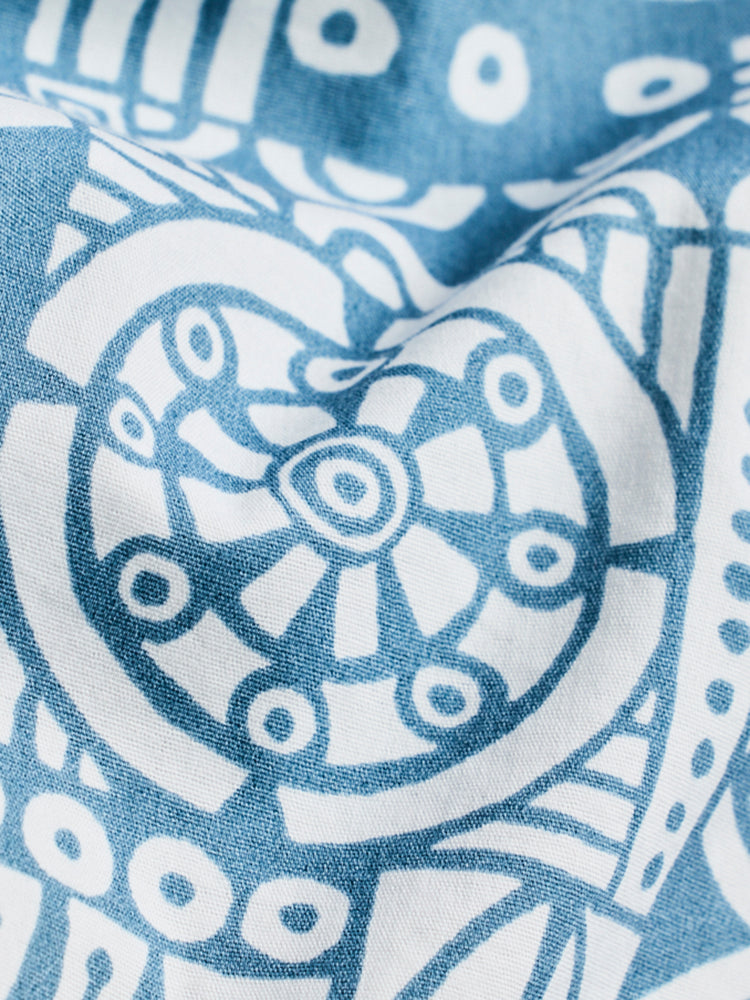 Blue Printed Shirt