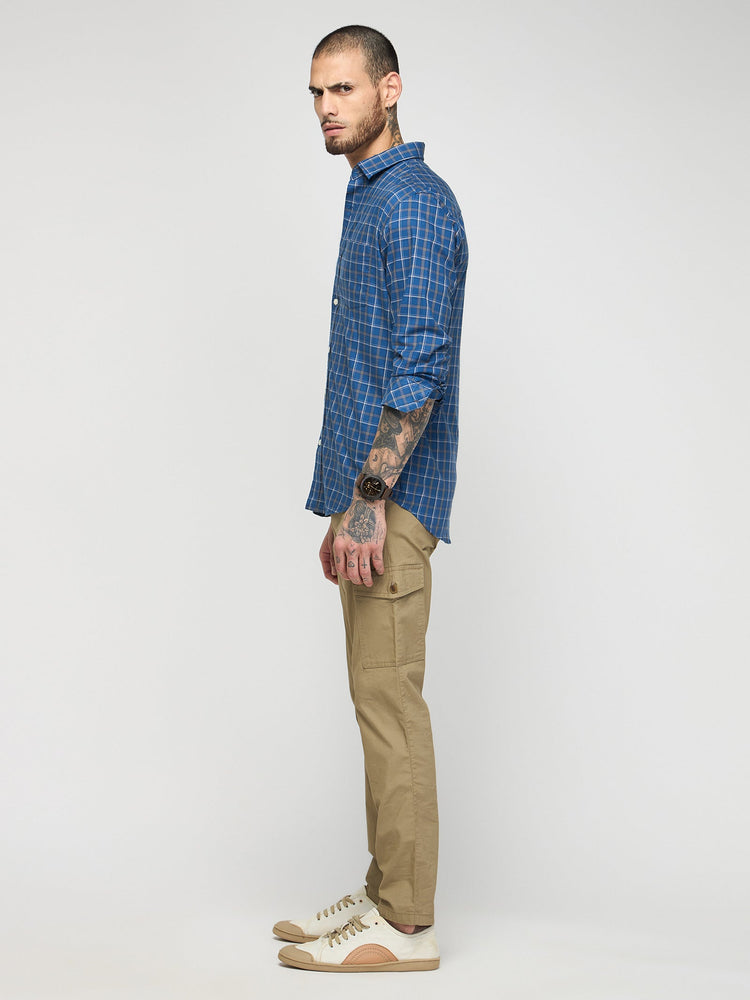 Checked Pure Cotton Shirt
