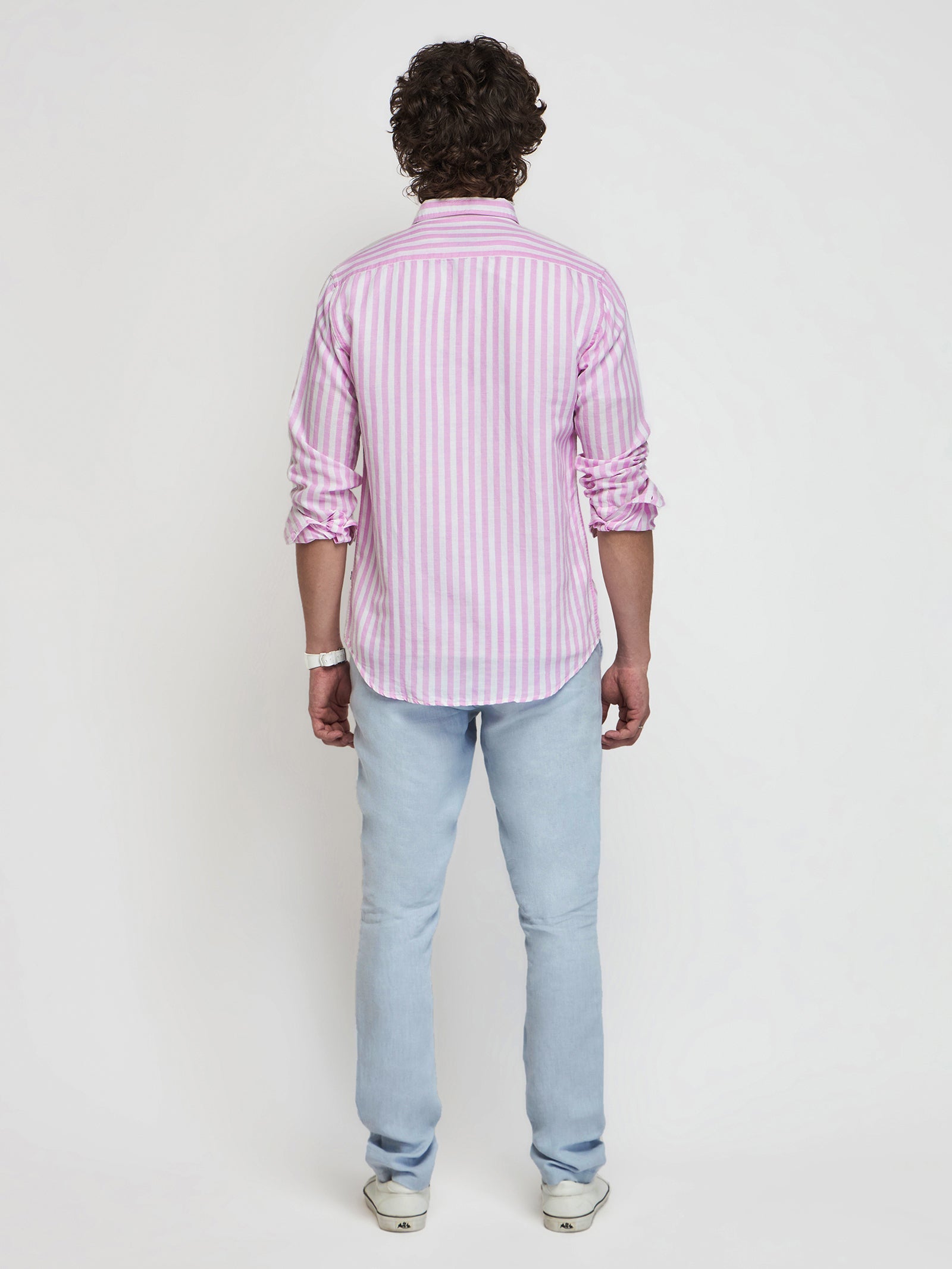 Striped Linen Cotton Shirt