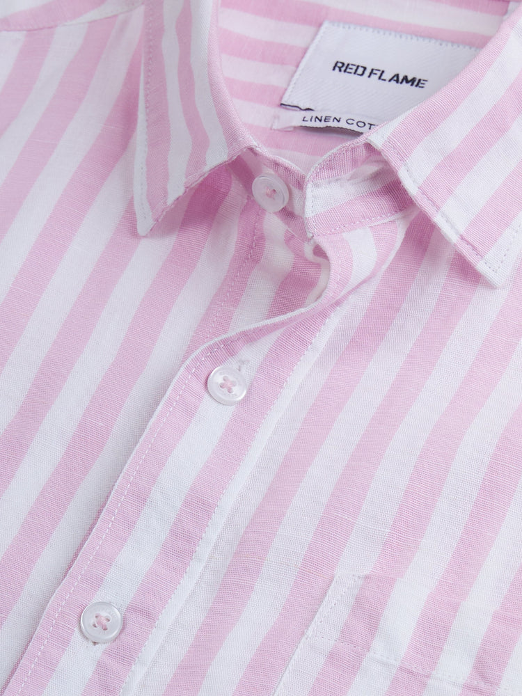 Striped Linen Cotton Shirt