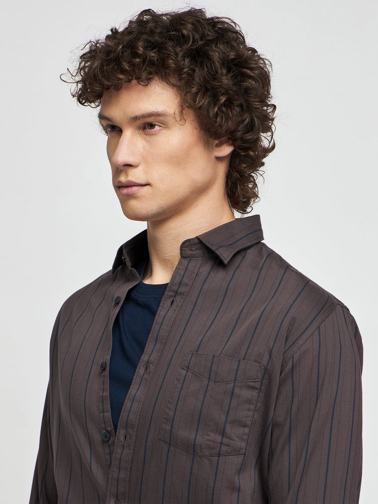 Striped Pure Cotton Shirt