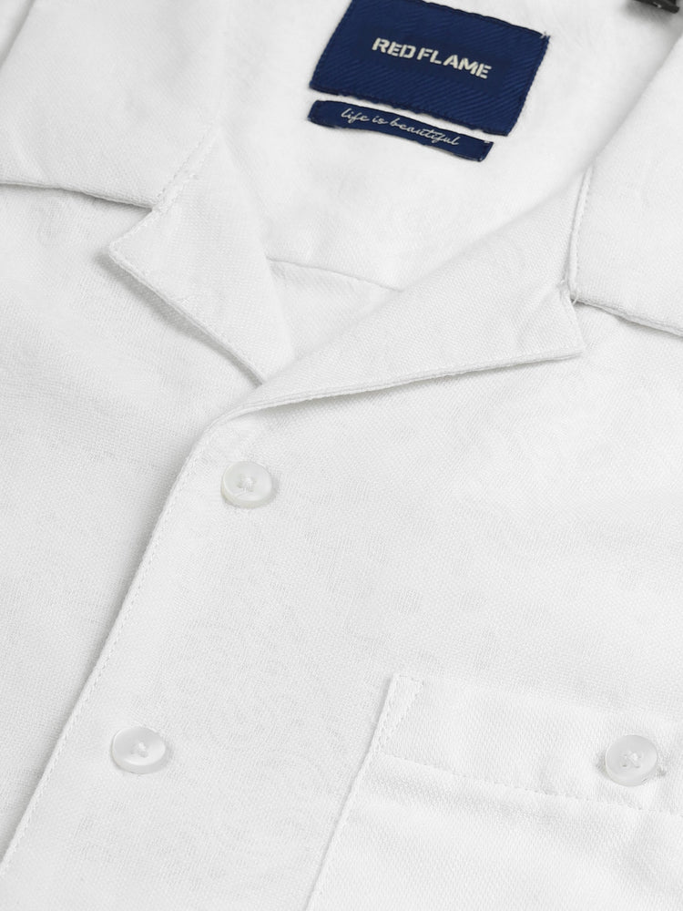 Burn-Out Cuban Collar Shirt
