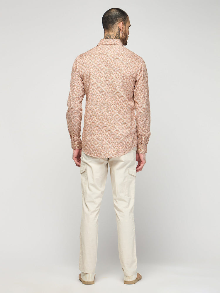 Geometric Print Pure Cotton Shirt