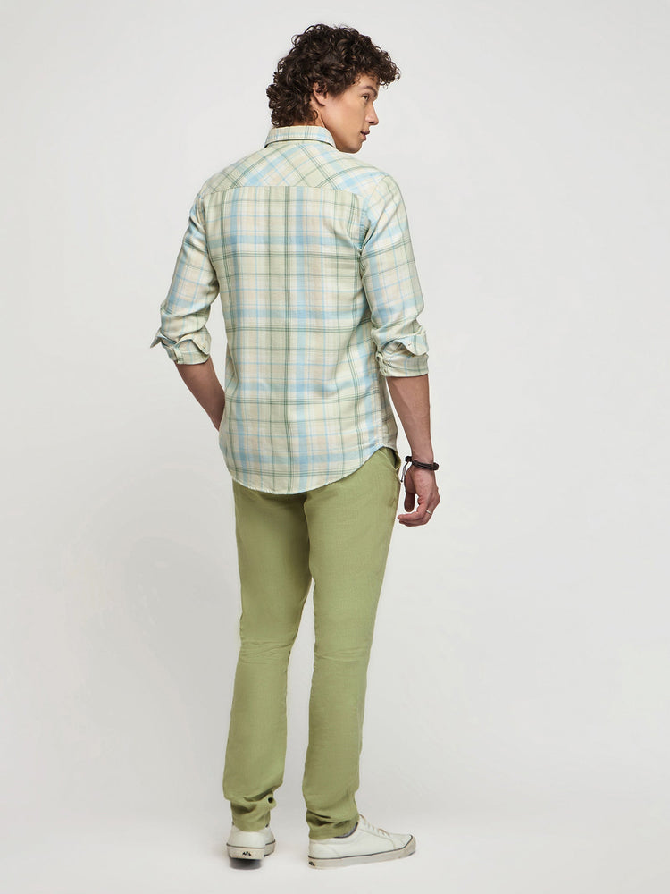 Checked Textured Shirt