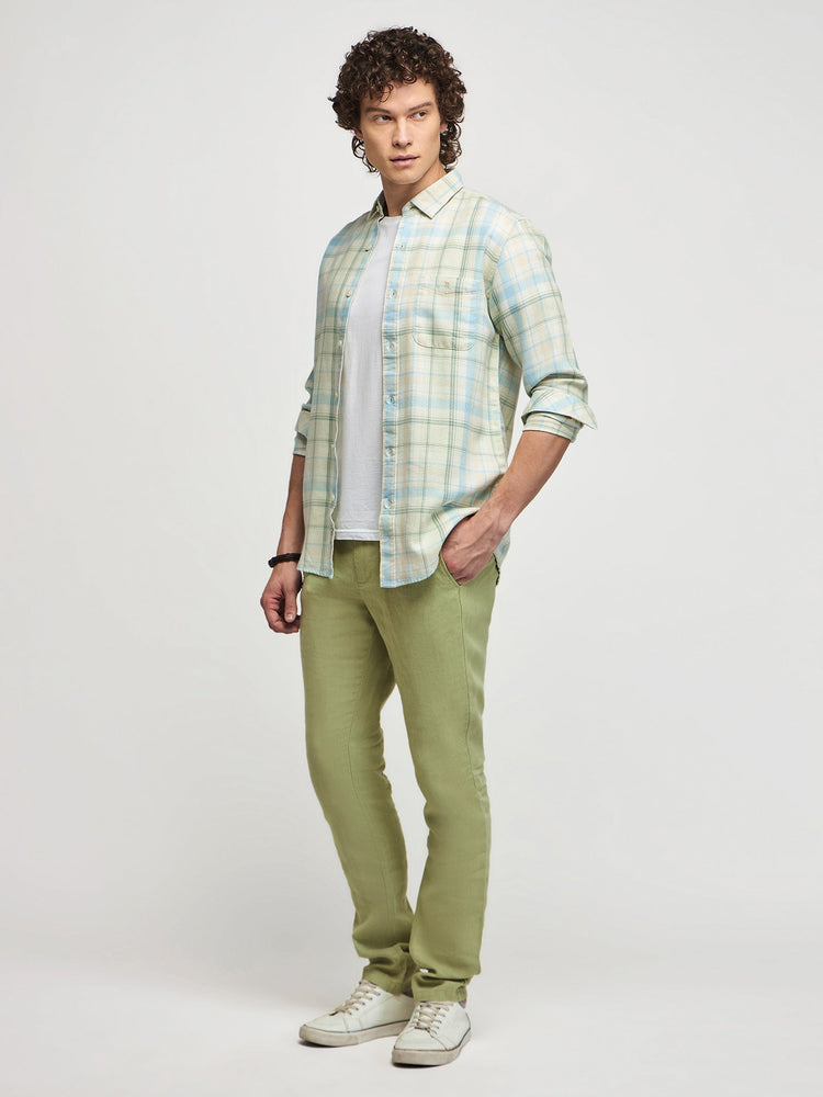 Checked Textured Shirt