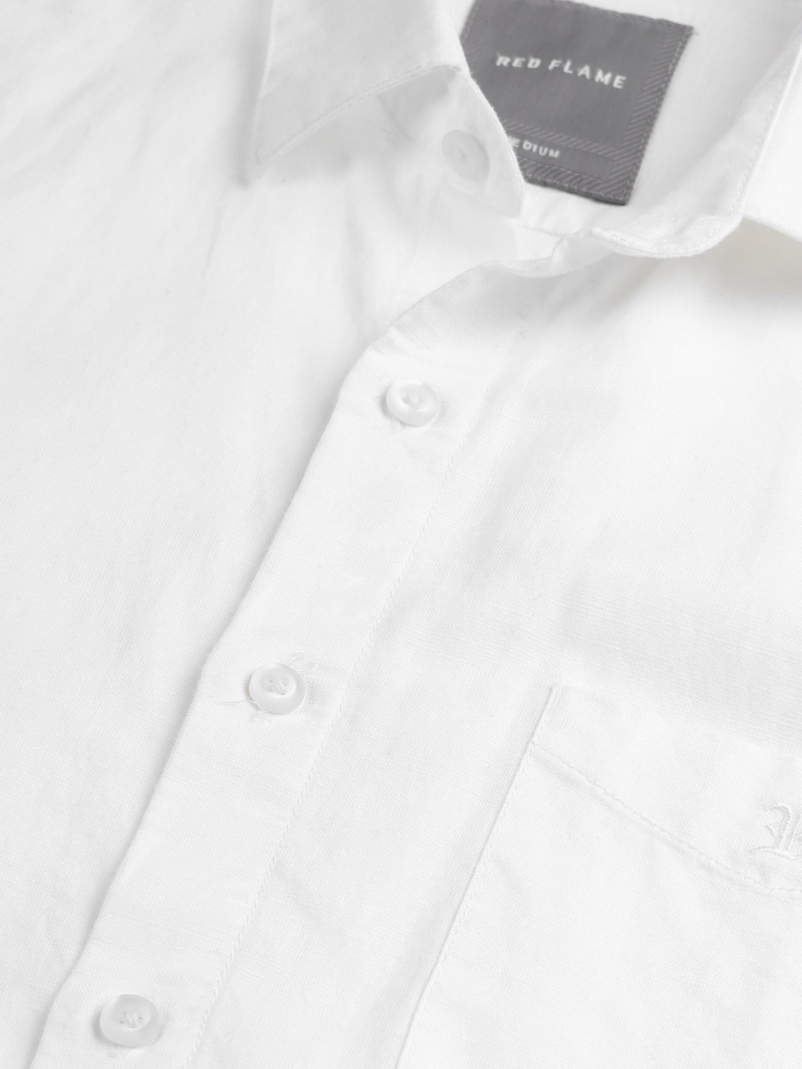 Linen Cotton Blend Oxford Shirt
