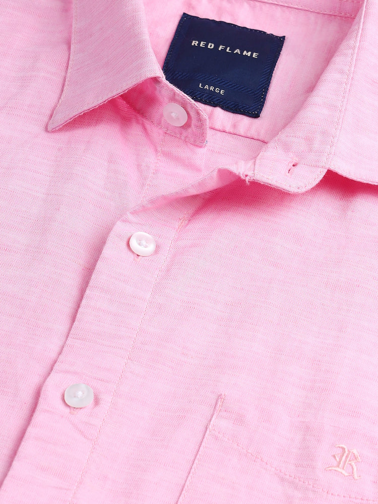 Linen Cotton Blend Oxford Shirt