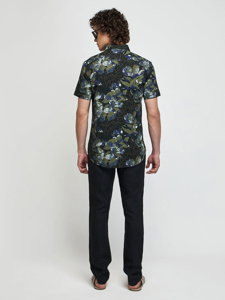 Floral Print Short Sleeve Shirt