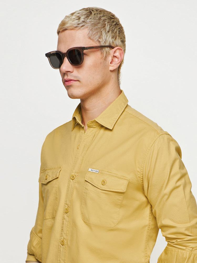 Double Pocket Oxford Shirt