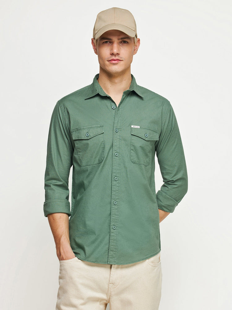 Double Pocket Oxford Shirt
