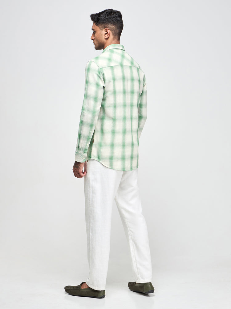 Checked Textured Shirt