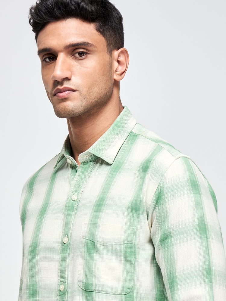 Checked Textured Shirt
