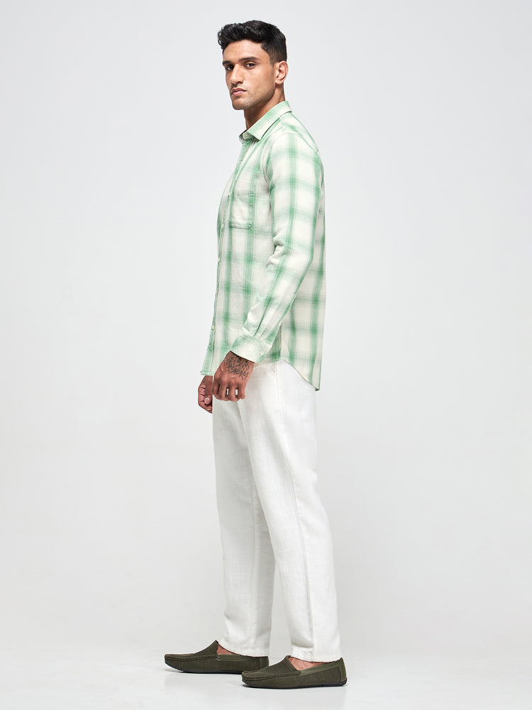 Checked Textured Shirt