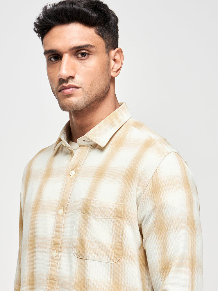 Checked Textured Shirt