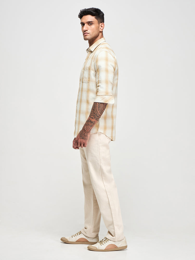 Checked Textured Shirt