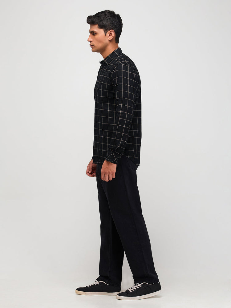Checked Textured Shirt