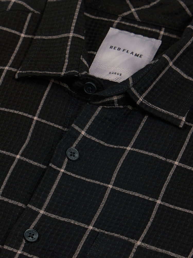 Checked Textured Shirt