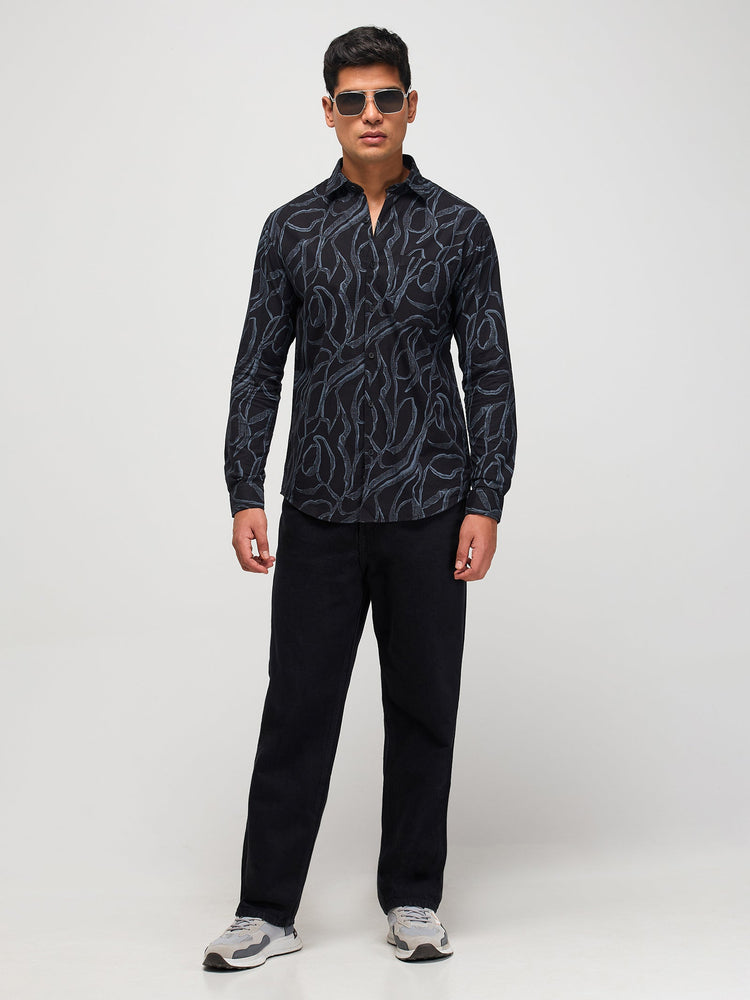 Abstract Print Shirt
