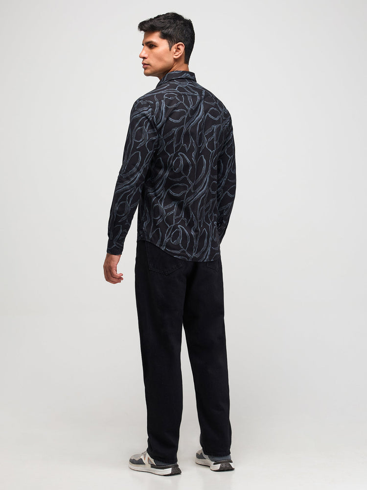 Abstract Print Shirt