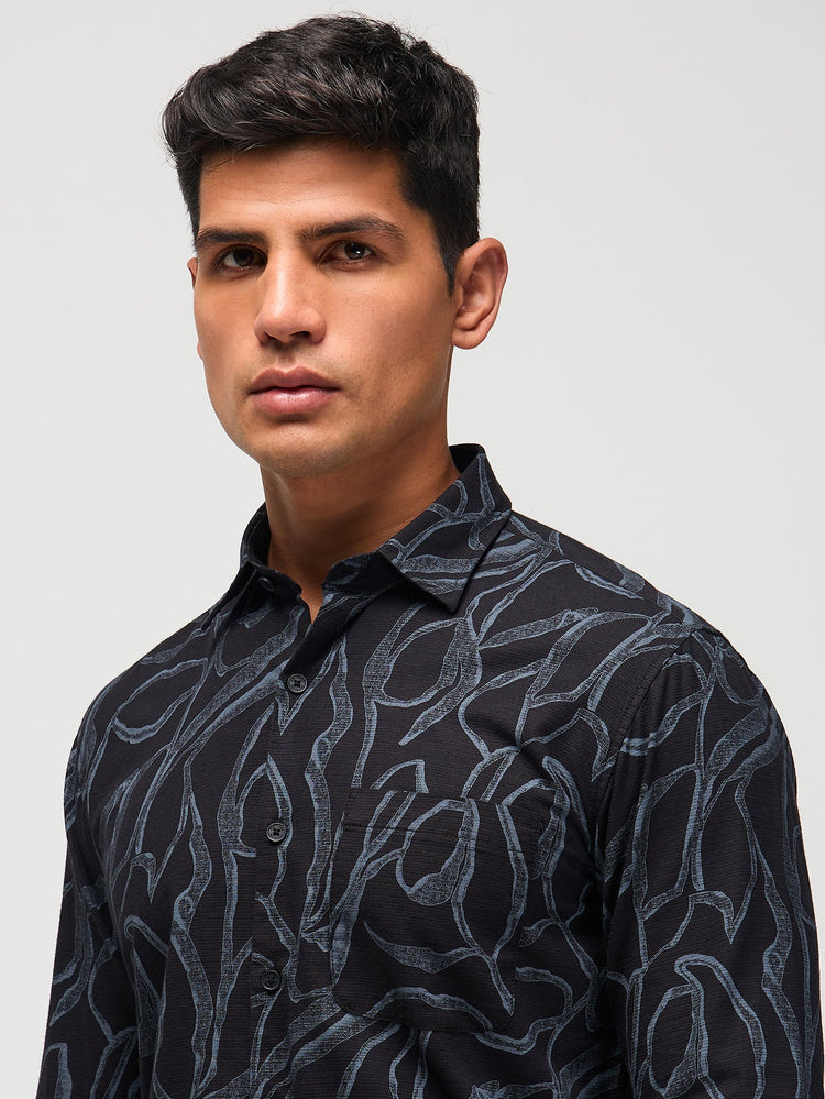Abstract Print Shirt