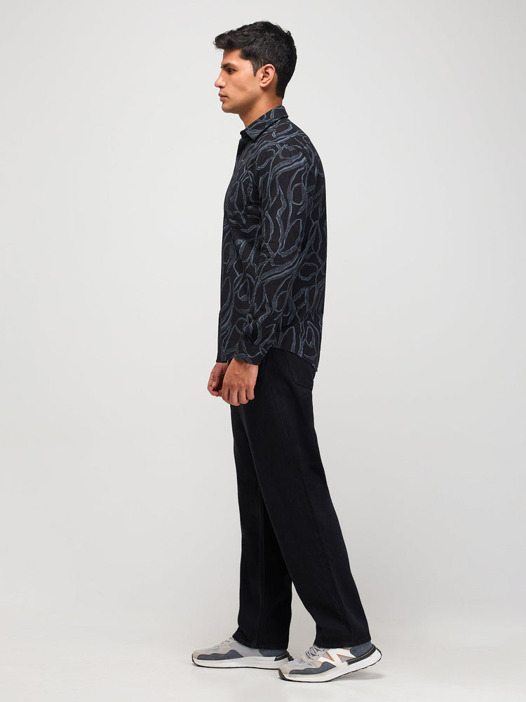 Abstract Print Shirt