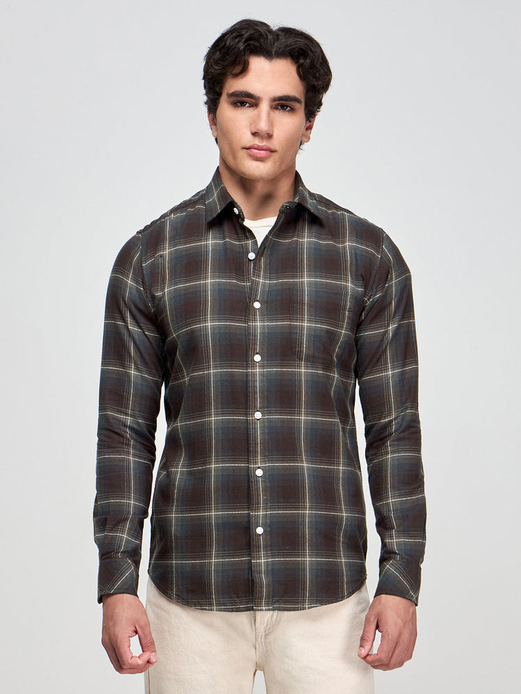 Pure Cotton Checked Shirt